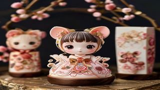 樱空桃新款限定周边产品图，精美手办与特别版周边商品陈列，包装精致细节丰富