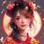 用户桃花扇主头像，活泼年轻的女性粉丝，对樱空桃充满热情